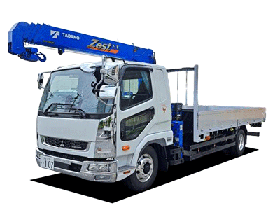 増トンクレーン付平ボディーのキャンペーンセール